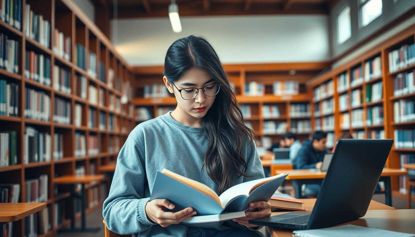 Modern university campus for students